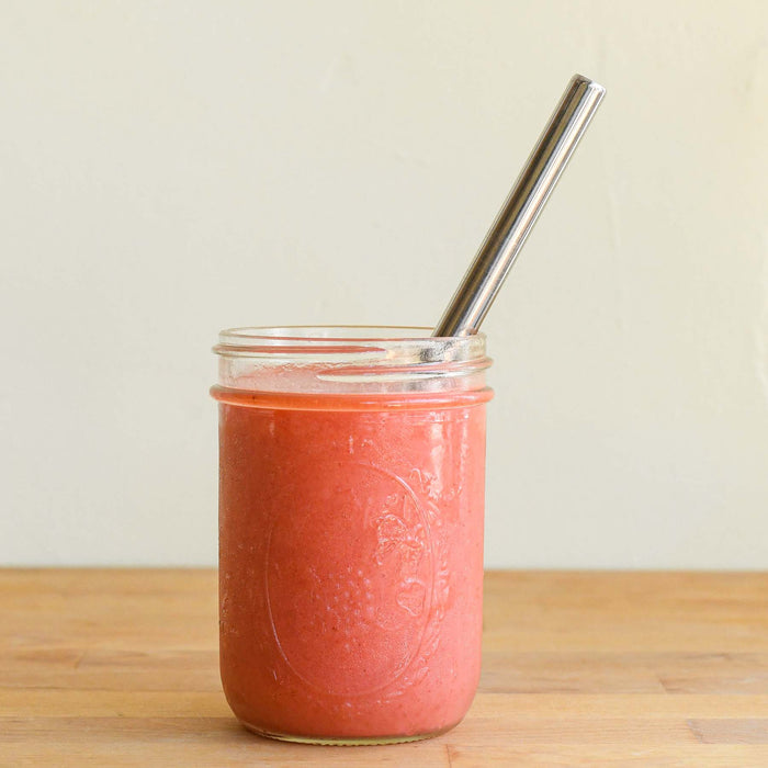 Stainless Steel reusable large boba and smoothie straw