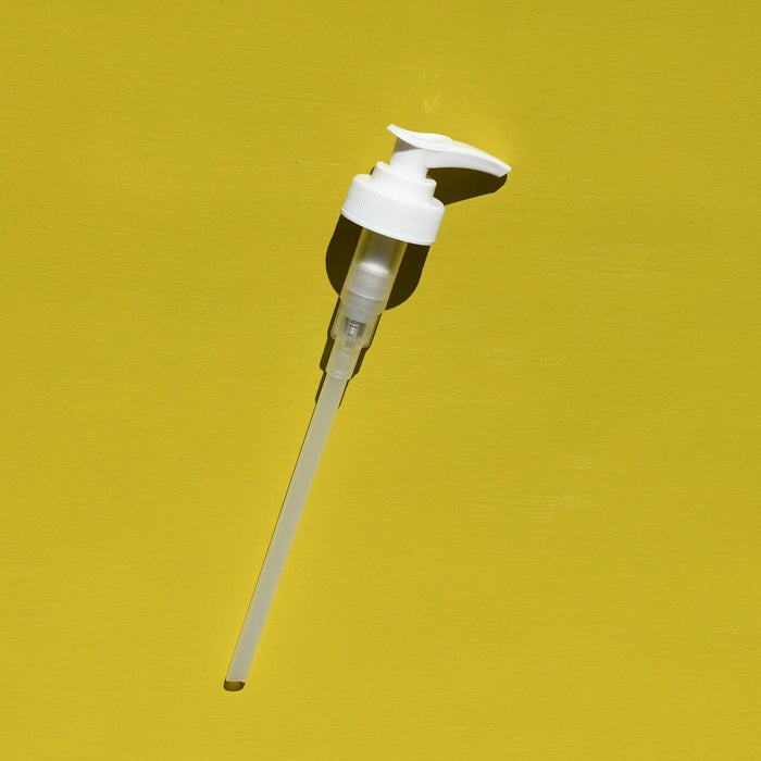 Plastic soap pump bottle lid without bottle.