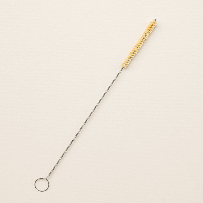 Wire and agave bristle straw brush.