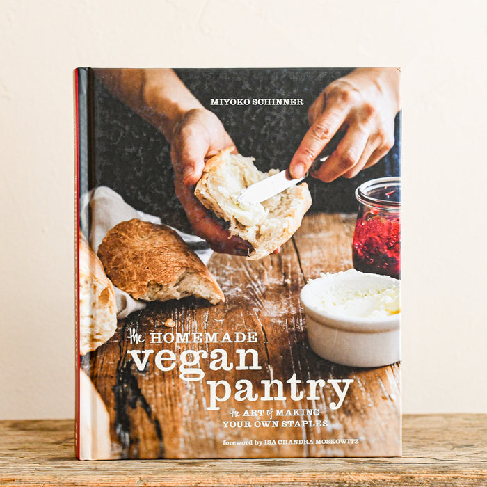 The Homemade Vegan Pantry cookbook byt Miyoko Schinner. Hardback.