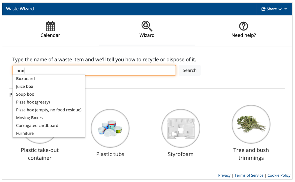 Asheville Waste Wizard