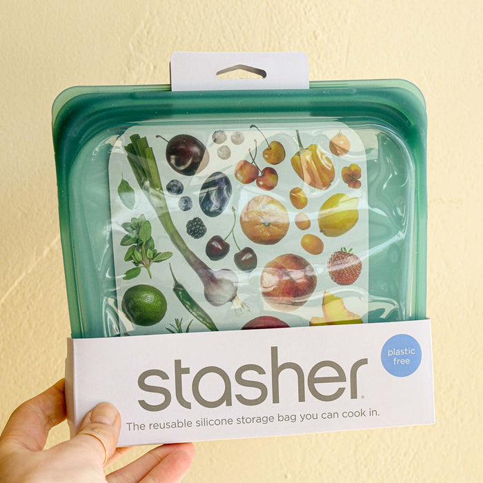 Reusable Silicone Food Storage Bags - Green on the Go