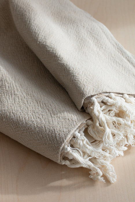 Woven Towel w/ Tassels
