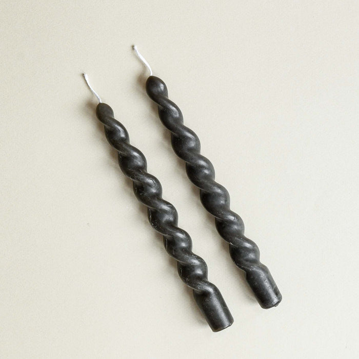 Beeswax Taper Candle Pair