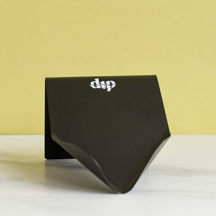 Black dip shampoo and conditioner bar drainer single. Designed by Dip.