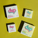 Boxed shampoo and conditioner bars. Unscented. Color safe. From Dip.