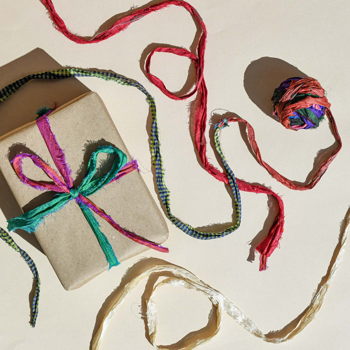 Recycled Silk Ribbon