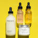 Rebrand facial collection of cleanser, moisturizer, serum, and oil.
