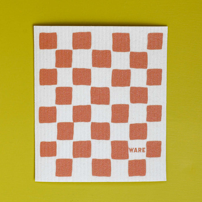 Checks swedish dish cloth by Ware.