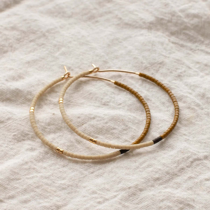 Mala Hoop Earrings