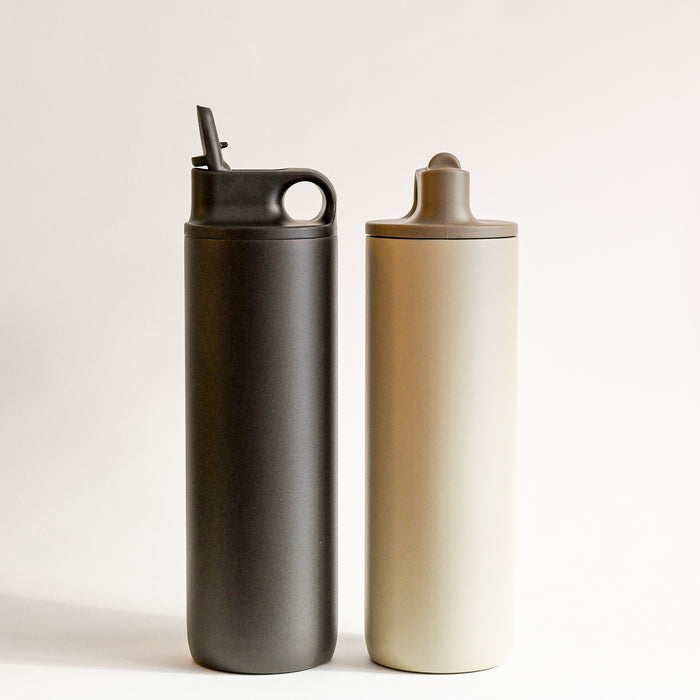 Black + Blum  Stainless Steel Insulated Water Bottle With Leather Str