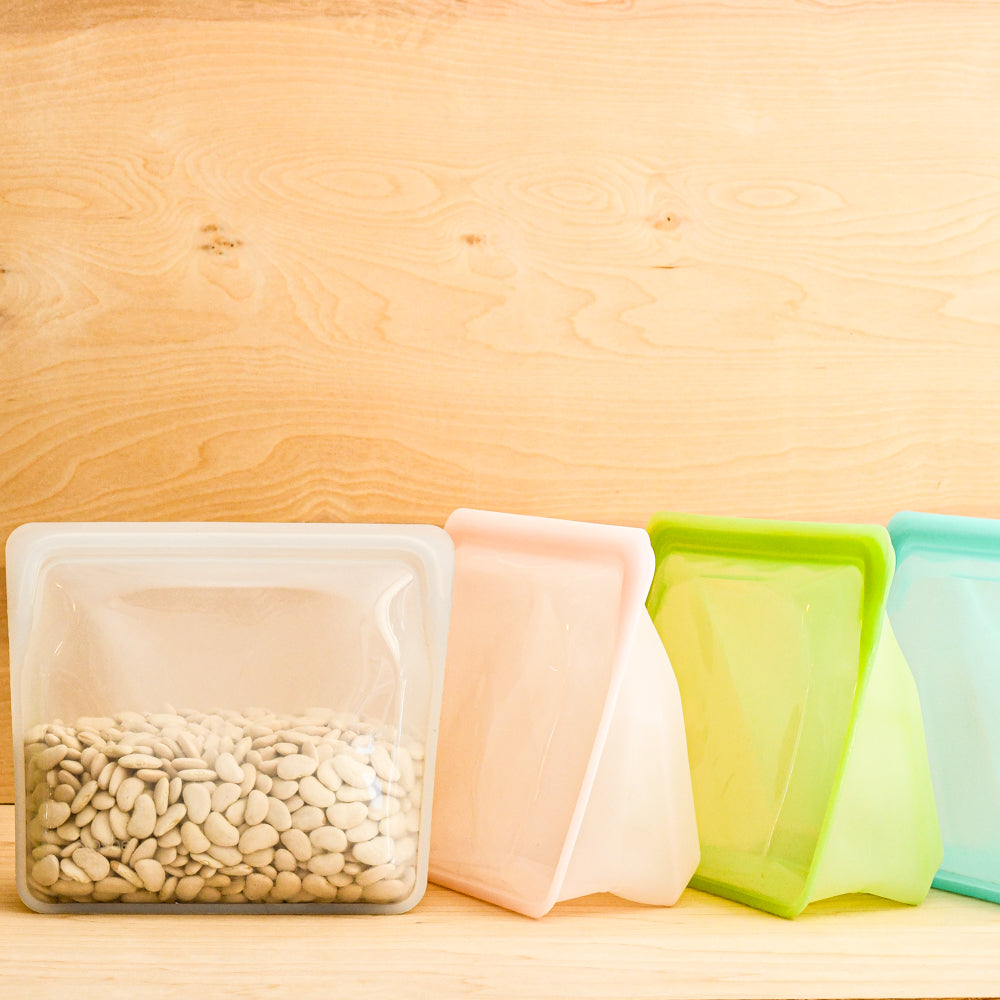 Stasher Clear Silicone Reusable Storage Bags