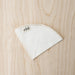 Reusable coffee filter organic cotton with waste free packaging. From Ebb. Unpackaged. 