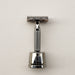 Rockwell razor stand with matching gunmetal razor.