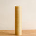Rolled dripless beeswax candle with cotton wick. Made in Black Mountain, NC.