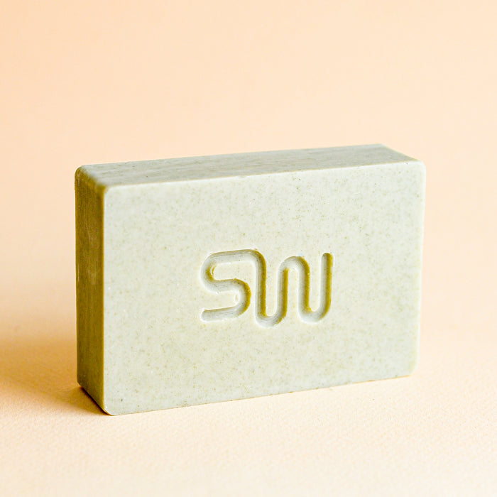 French Green Clay, Lemon, and Rosemary  bar soap. Made in Asheville, NC.
