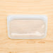 Stasher silicone medical and food grade safe reusable plastic bags. Snack flat bags in Clear. 