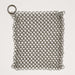 Stainless Steel chainmail pot scrubber. With hanging ring.