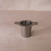 Stainless steel tea infuser and strainer.