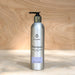 Aluminum bottle of lemon lavender shampoo by Fillaree. Refillable.
